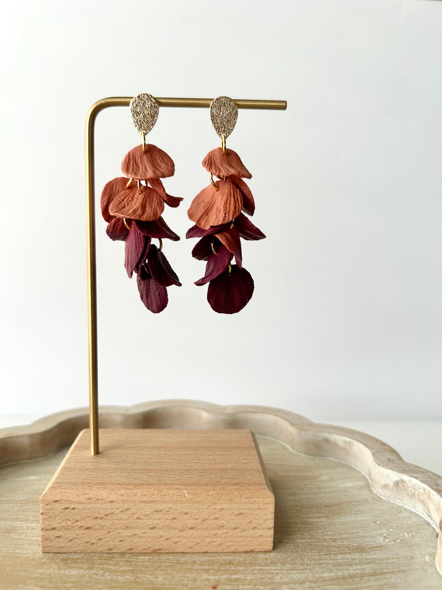 Fall leaves earrings