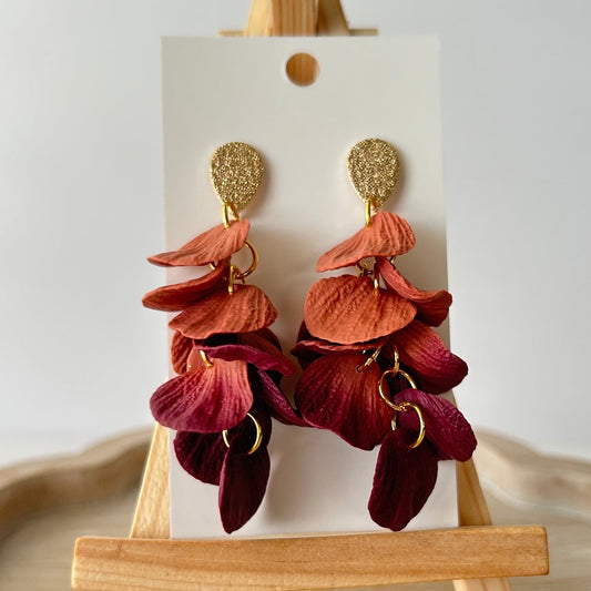 Fall leaves earrings