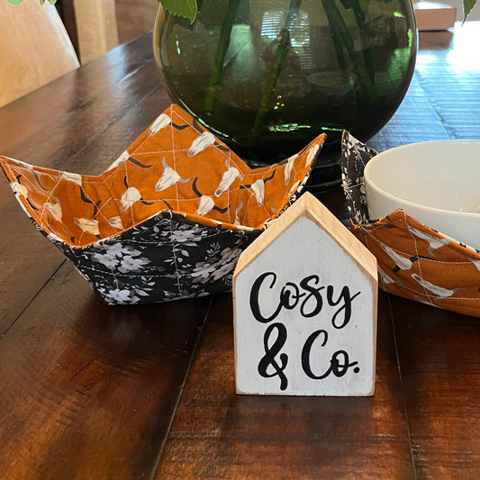 Ponderosa Bowl Cozy Rust