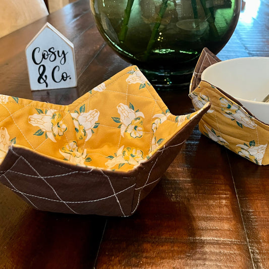 Texas Yellow Rose Bowl Cozy