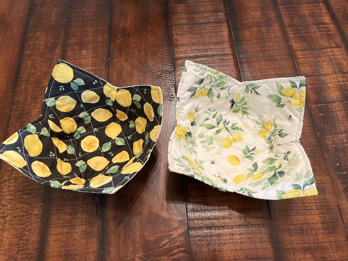 Happy Lemons Bowl Cozy