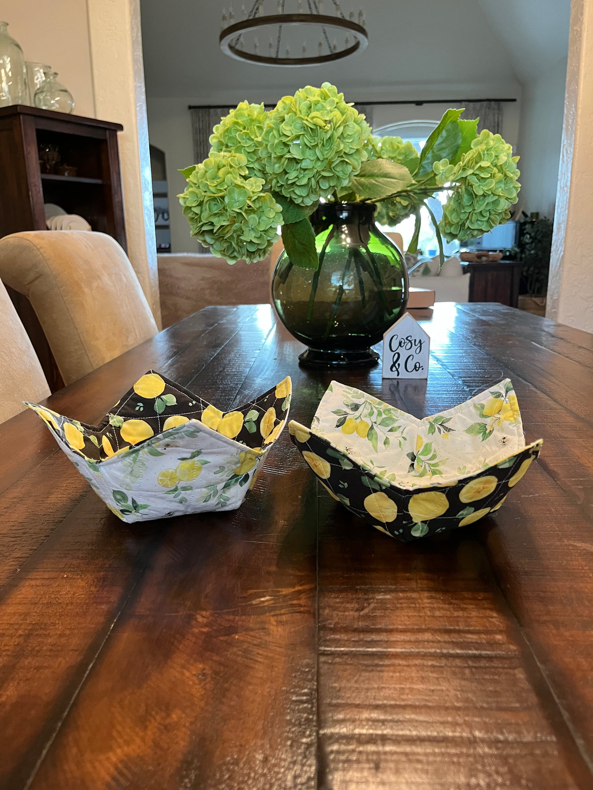 Happy Lemons Bowl Cozy