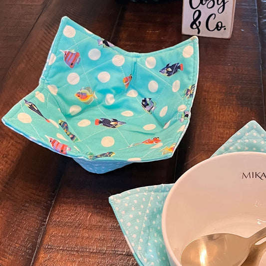 Tula Pink Fish Bowl Cozy