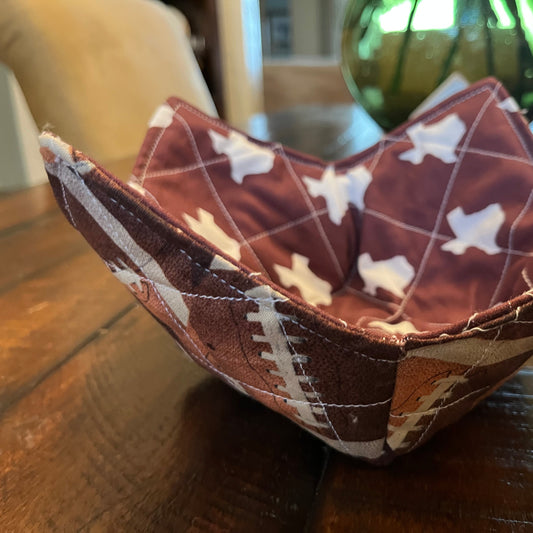 Texas Maroon Football Bowl Cozy