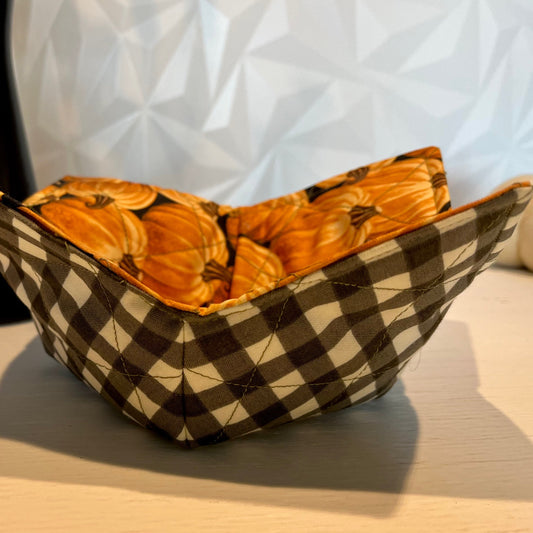 Fall Pumpkins Bowl Cozy