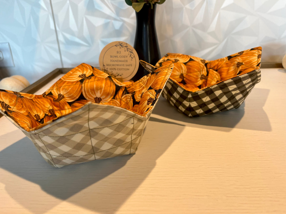 Fall Pumpkins Bowl Cozy