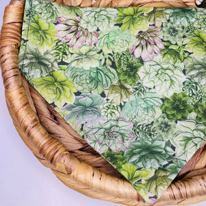 Dog Bandana- Succulents