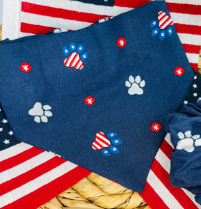 Dog Bandana- Patriotic Pup