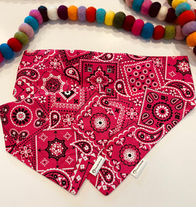 Dog Bandana- Pink Rodeo