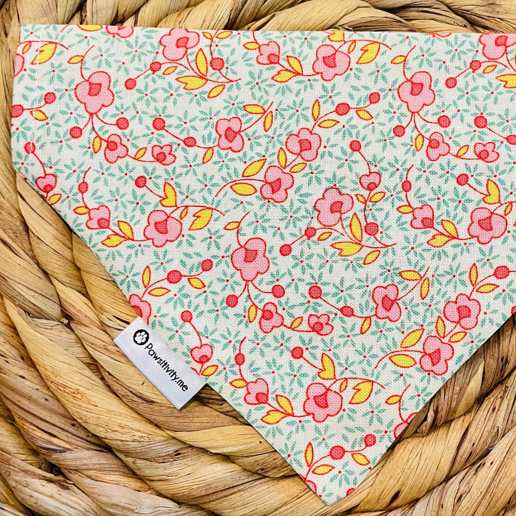 Dog Bandana- Flowers