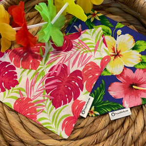 Dog Bandana- Happy in Hawaii