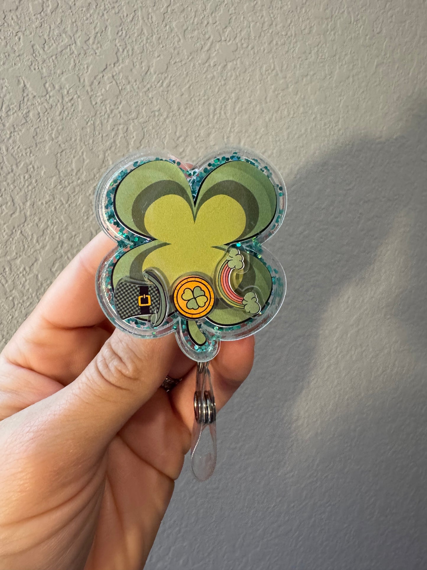 Spring holiday badge reels