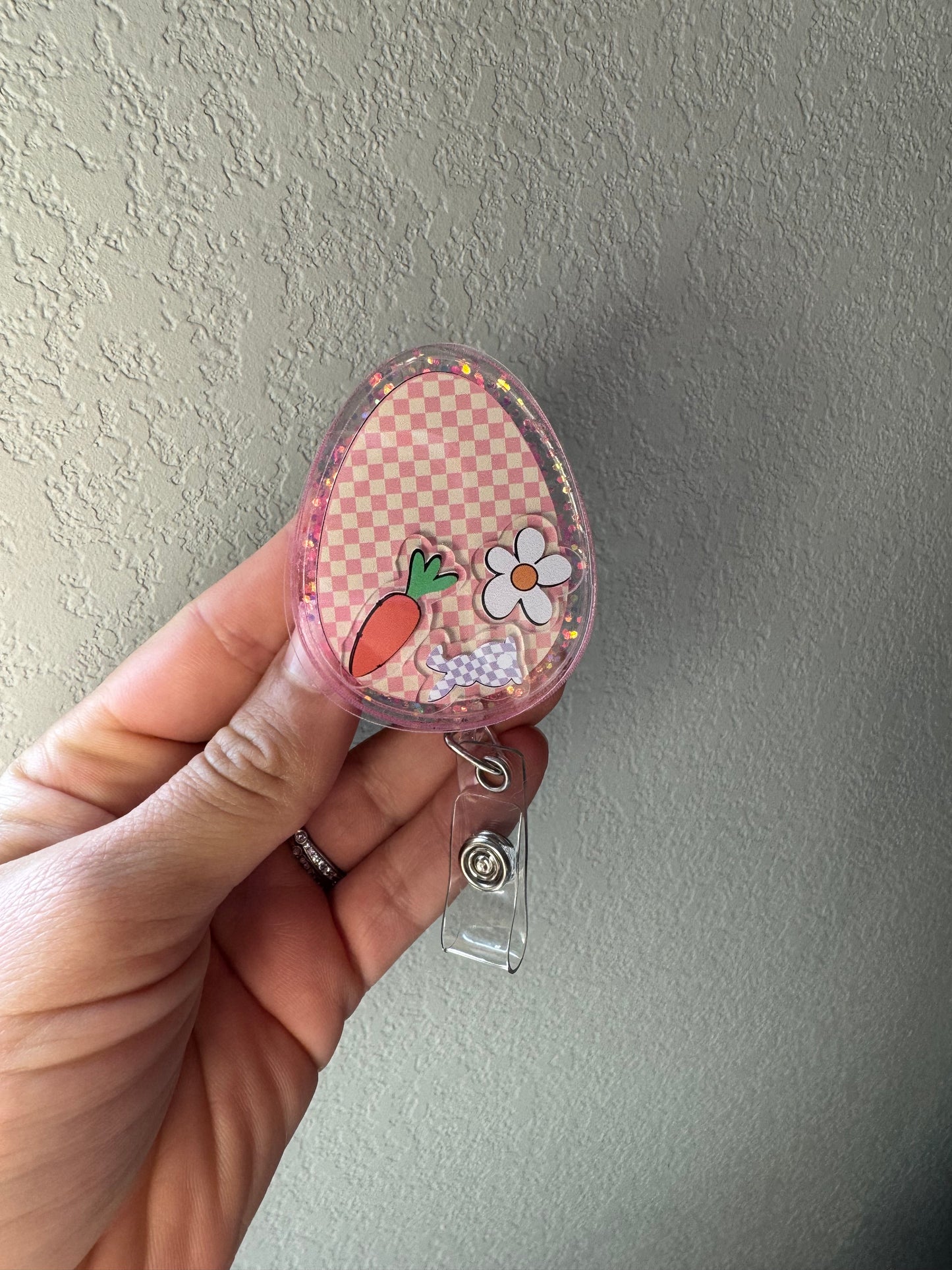 Spring holiday badge reels