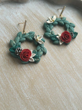 Christmas Wreath Earrings