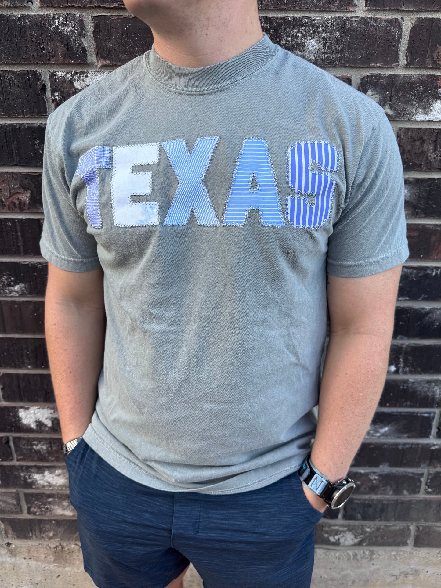 Texas patchwork t-shirt