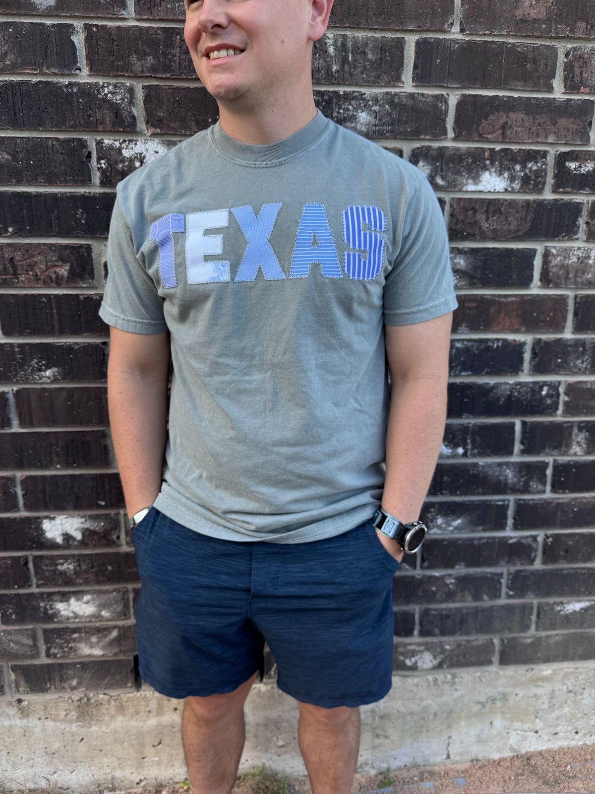 Texas patchwork t-shirt
