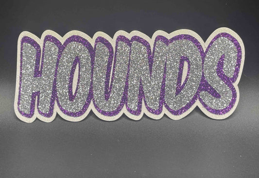 Small Cutout -Purple Hounds