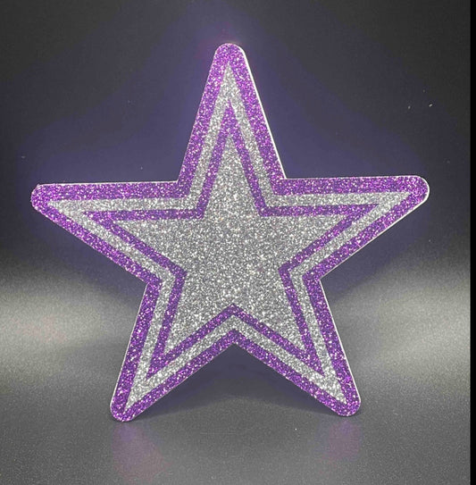 Small Cutout -Silver Star