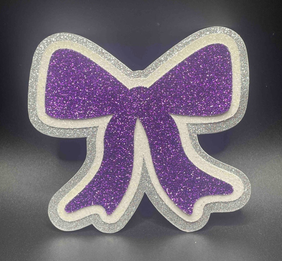 Small Cutout - Purple Bow
