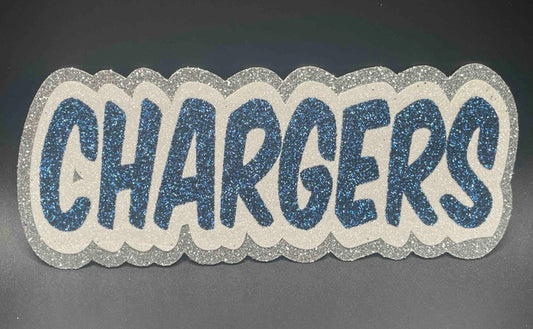 Large Cutout - Navy Chargers