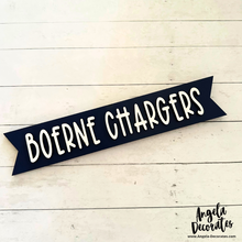 MINI {for tabletop frame} Boerne Chargers Banner