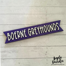 MINI {for tabletop frame} Boerne Greyhounds Banner