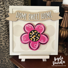 MINI {for tabletop frame & porch leaner} Hot Pink Flower Attachment