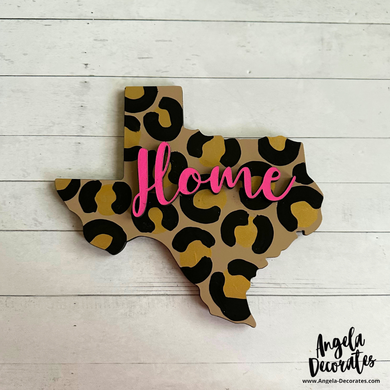 MINI {for tabletop frame & porch leaner} Hot Pink Texas Home Attachment