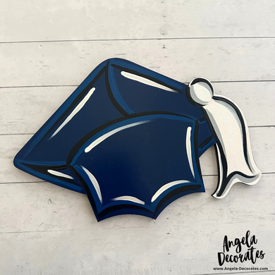 MINI Grad Cap Attachment- Navy