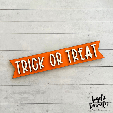 MINI Trick or Treat Banner