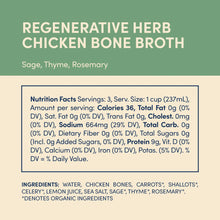 Bone Broth- chicken, sage, thyme, rosemary