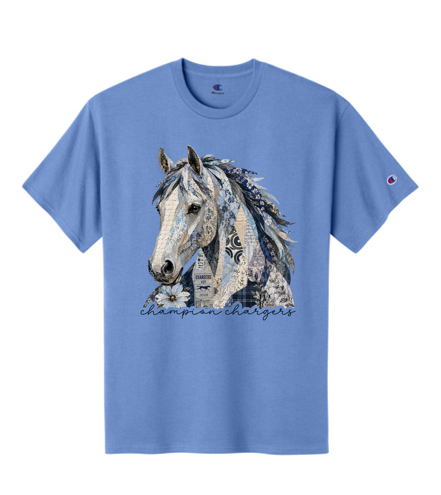 Patchwork Chargers Tee
