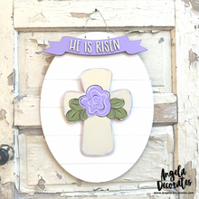 Large {for door hanger} Easter Cross Attachment