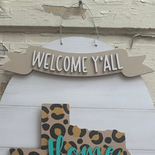 Large {for door hanger} Welcome Y'all Banner