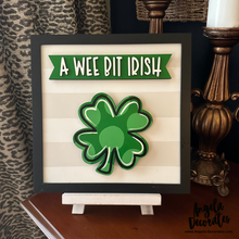 MINI {for tabletop frame} A Wee Bit Irish Banner