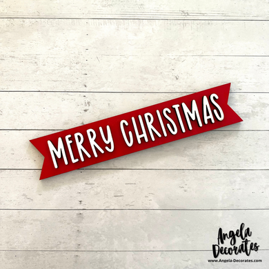 MINI Merry Christmas Banner