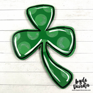 Large {for door hanger} Shamrock Attachment