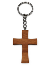 Cross Keychain - Cedar