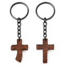 Cross Keychain - Cedar