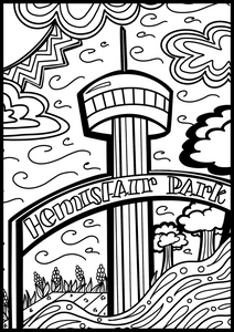 Coloring Book- San Antonio