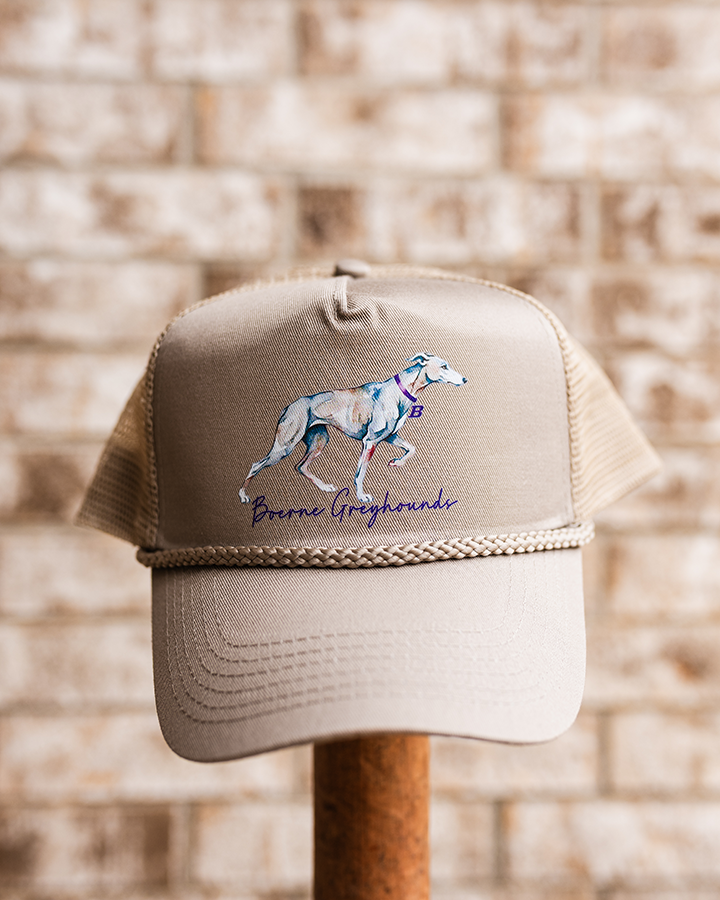 Watercolor Greyhound Hat