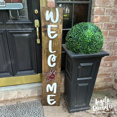 Welcome Porch Leaner (IN STORE PICK-UP OR LOCAL DELIVERY ONLY)