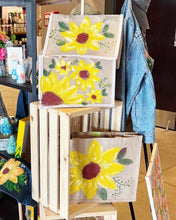 Hand painted tote bags