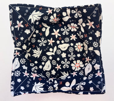 Bowl Cozies - Ruby Star - Birds In Navy