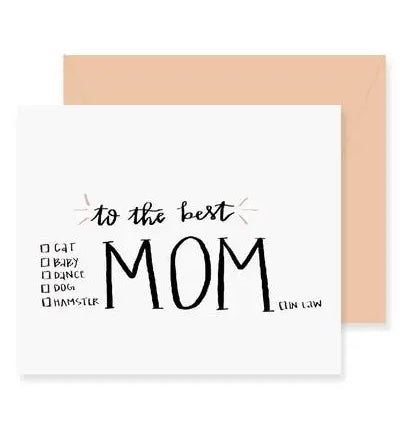 Cards, Mom Checklist