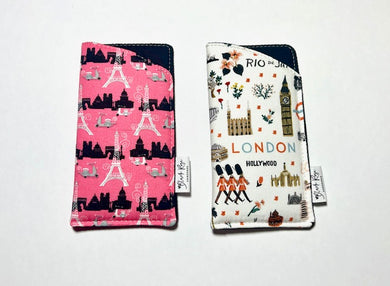 Eyeglass Case - Paris in Pink