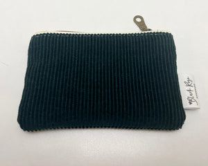 Corduroy Coin Pouch - Hunter Green