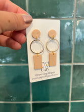 Earrings- Metal and Clay