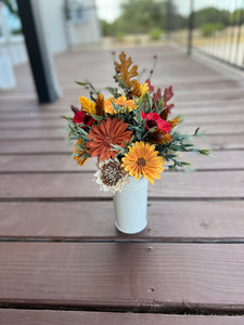 Fall Sola Wood Flower arrangement
