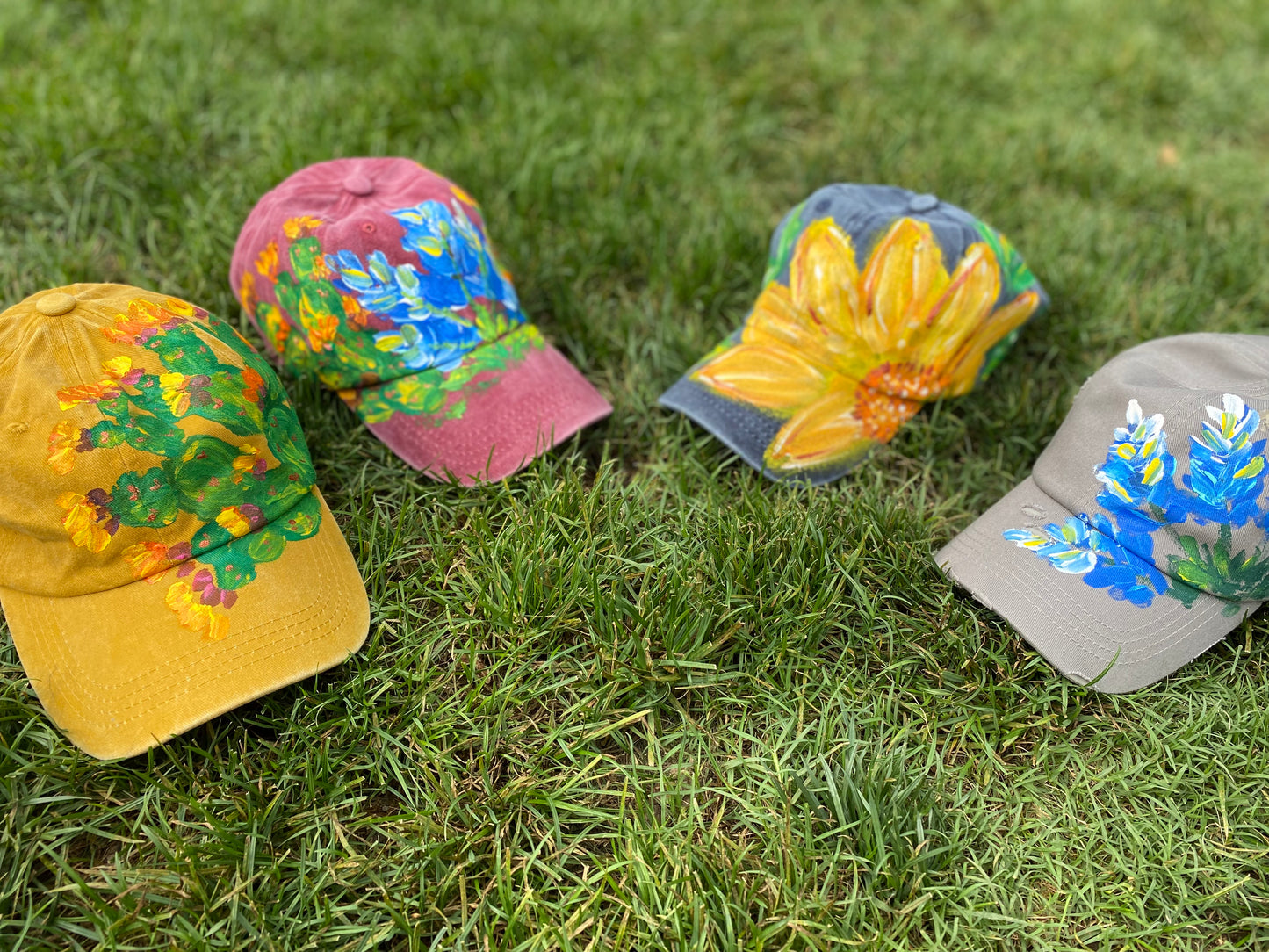 Caps- wildflowers and cacti